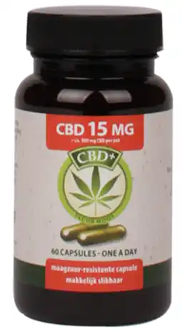 De Online Drogist Jacob hooy cbd+ 15mg capsules 60cp aanbieding