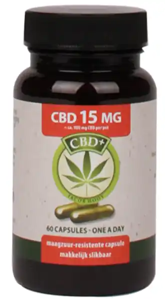 De Online Drogist Jacob hooy cbd+ 15mg capsules 60cp aanbieding