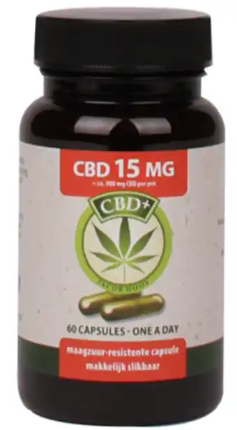 De Online Drogist Jacob hooy cbd+ 15mg capsules 60cp aanbieding