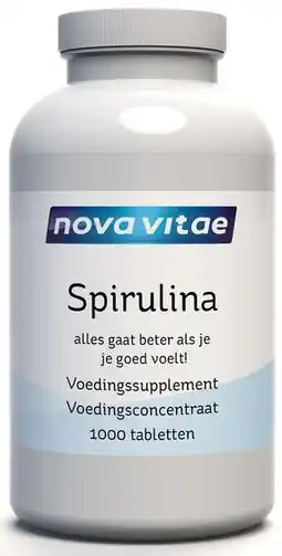 De Online Drogist Nova vitae spirulina tabletten 1000tb aanbieding