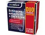 De Online Drogist All natural echinacea extra forte & cats claw duoset 200ml aanbieding