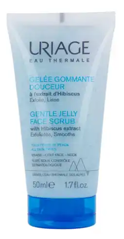 De Online Drogist Uriage hyséac thermaal water zachte scrub gezicht 50ml aanbieding