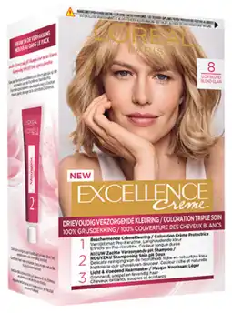 De Online Drogist L'oréal paris excellence 8 lichtblond 1st aanbieding