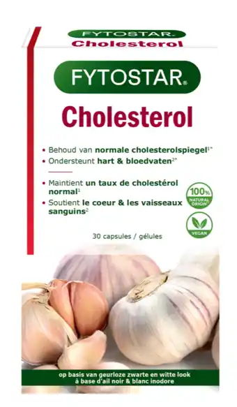 De Online Drogist Fytostar cholesterol capsules 30vcp aanbieding