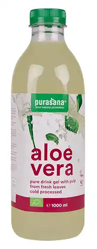 De Online Drogist Purasana aloë vera drinkgel 1lt aanbieding