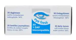 De Online Drogist Eye fresh daglenzen -6.50 30st aanbieding