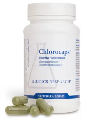 De Online Drogist Biotics chlorocaps capsules 90cp aanbieding