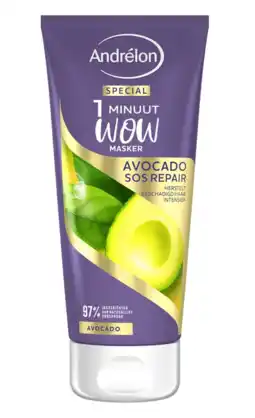 De Online Drogist Andrelon avocado repair masker 180ml aanbieding