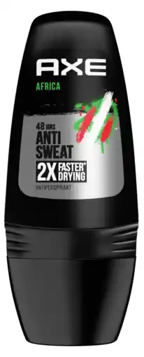 De Online Drogist Axe afrika anti sweat deoroller 50ml aanbieding