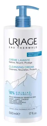 De Online Drogist Uriage thermaal water wascrème zonder zeep 500ml aanbieding
