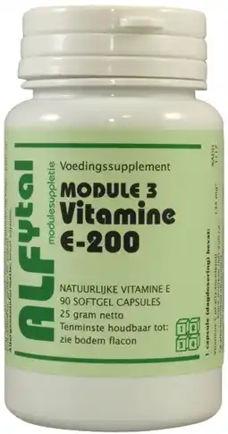 De Online Drogist Alfytal vitamine e-200 softgels 90sg aanbieding