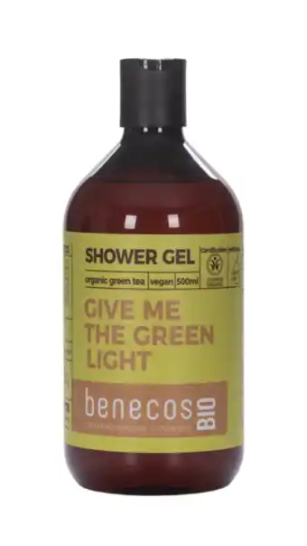 De Online Drogist Benecos green tea shower gel 500ml aanbieding