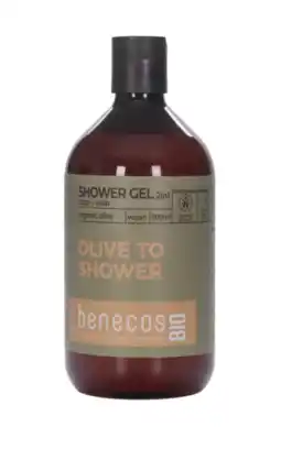 De Online Drogist Benecos olive 2-in-1 body and hair shower gel 500ml aanbieding