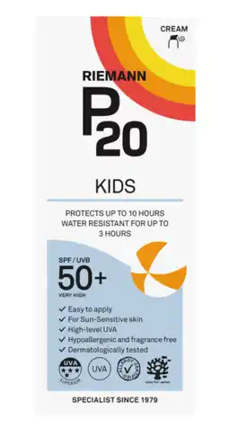 De Online Drogist Riemann p20 zonnebrand lotion kids spf50+ 200ml aanbieding