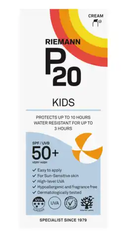 De Online Drogist Riemann p20 zonnebrand lotion kids spf50+ 200ml aanbieding