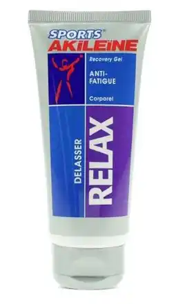 De Online Drogist Akileine sport relax gel vermoeide spieren 75ml aanbieding