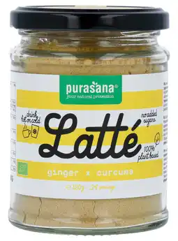 De Online Drogist Purasana latté ginger & curcuma 120gr aanbieding