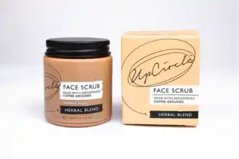 De Online Drogist Upcircle coffee face scrub - herbal blend for acne 100ml aanbieding