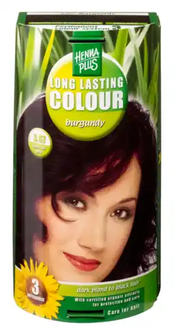 De Online Drogist Hennaplus long lasting colour 3.67 burgundy 100ml aanbieding