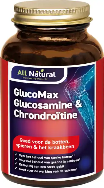 De Online Drogist All natural glucomax glucosamine & chondroitine tabletten 120tb aanbieding