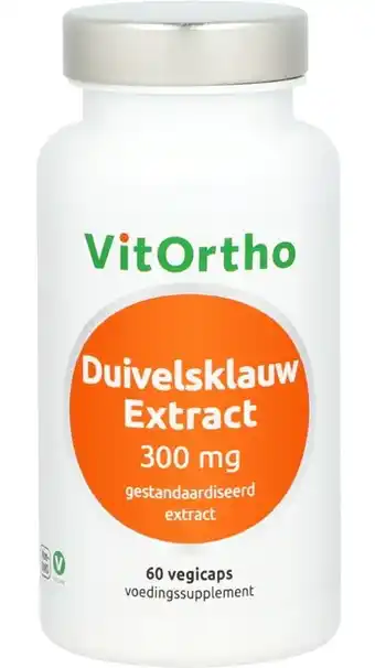 De Online Drogist Vitortho duivelsklauw extract 300mg vegicaps 60vcp aanbieding