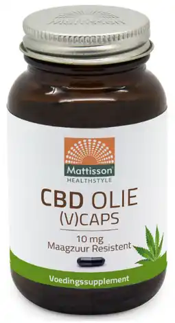 De Online Drogist Mattisson healthstyle cbd olie 10mg vegacaps 60vcp aanbieding