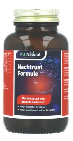 De Online Drogist All natural slaapmutsje formule tabletten 90tb aanbieding