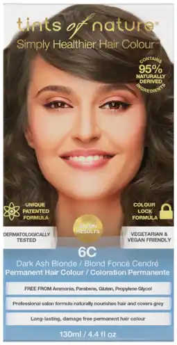 De Online Drogist Tints of nature 6c dark ash blonde 1st aanbieding