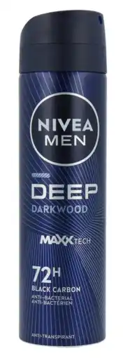 De Online Drogist Nivea men deep anti-transpirant spray 150ml aanbieding