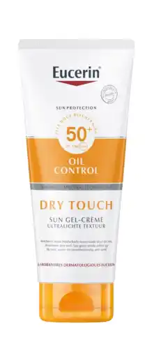 De Online Drogist Eucerin sun oil control dry touch gel-crème spf 50+ 200ml aanbieding