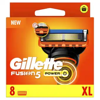 De Online Drogist Gillette fusion 5 power navulmesjes 8st aanbieding