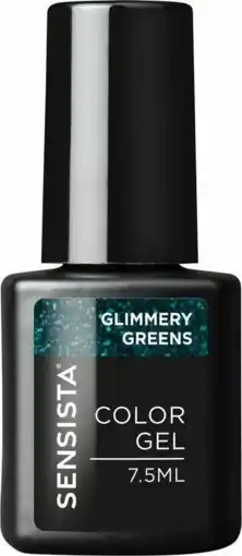 De Online Drogist Sensista color gel glimmery greens 7.5ml aanbieding
