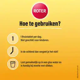 De Online Drogist Roter vitamine c 1000mg bruistabletten 40st aanbieding