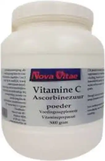 De Online Drogist Nova vitae vitamine c ascorbinezuur poeder 5000gr aanbieding