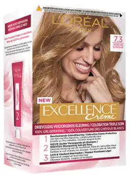 De Online Drogist L'oréal paris excellence 7.3 goudblond 1st aanbieding