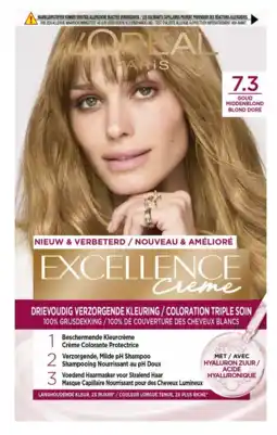 De Online Drogist L'oréal paris excellence 7.3 goudblond 1st aanbieding