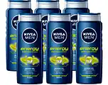 De Online Drogist Nivea men energy shower gel voordeelverpakking 6x500ml aanbieding