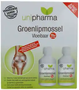 De Online Drogist Unipharma groenlipmossel vloeibaar 400ml aanbieding