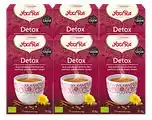 De Online Drogist Yogi tea detox voordeelverpakking 6x17st aanbieding
