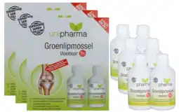 De Online Drogist Unipharma groenlipmossel vloeibaar duo-verpakking 3x400ml aanbieding