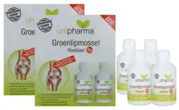 De Online Drogist Unipharma groenlipmossel vloeibaar duo-verpakking 2x400ml aanbieding