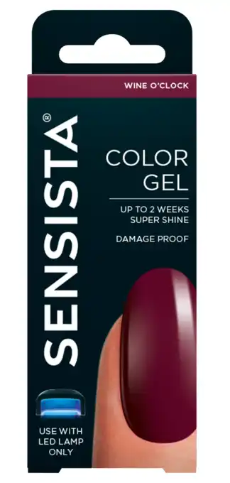 De Online Drogist Sensista color gel wine o'clock 7.5ml aanbieding