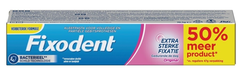 De Online Drogist Fixodent original kleefpasta 70.5gr aanbieding