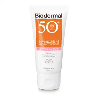 De Online Drogist Biodermal gevoelige huid zonnecrème gezicht spf50+ 50ml aanbieding