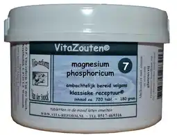 De Online Drogist Vita reform van der snoek vita reform vitazouten nr. 7 magnesium phosphoricum 720tb aanbieding