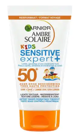De Online Drogist Garnier ambre solaire kids reisformaat zonnemelk spf 50+ 50ml aanbieding