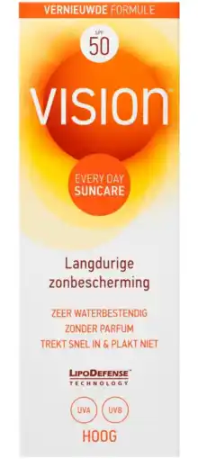 De Online Drogist Vision every day sun protection f50 180ml aanbieding
