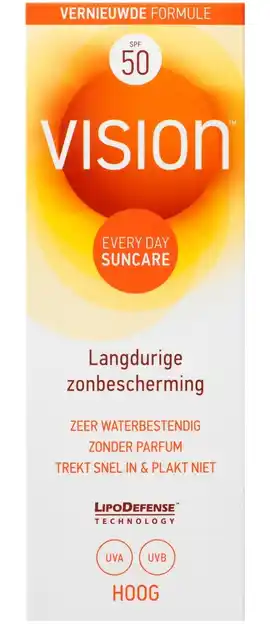 De Online Drogist Vision every day sun protection f50 180ml aanbieding