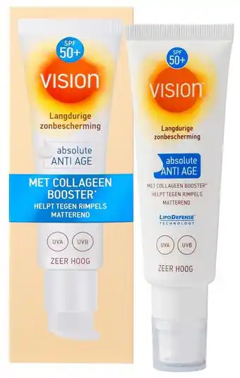 De Online Drogist Vision absolute anti age spf50+ 50ml aanbieding