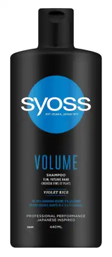 De Online Drogist Syoss volume shampoo 440ml aanbieding